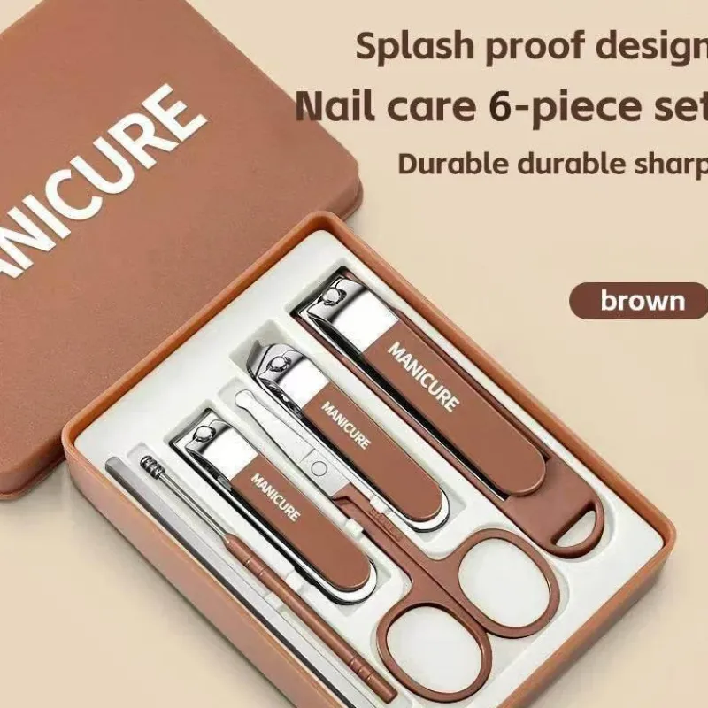PureGlow Männerpflege|Frauenpflege-Nagelpflegeset aus Edelstahl – Professionelles Maniküre-Werkzeugset