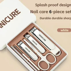 PureGlow Männerpflege|Frauenpflege-Nagelpflegeset aus Edelstahl – Professionelles Maniküre-Werkzeugset