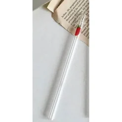 Plates u0026 More Küche & Esszimmer-Nana Erdbeer-Glasbecher – süßer, hitzebeständiger, transparenter Wasserbecher