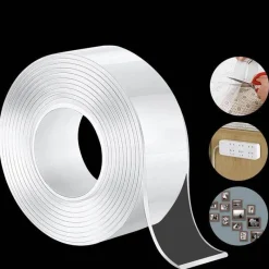 Cozy Living Heimwerkzeuge-Nano-Doppelklebeband – Ablösbarer Klebstoff für die Verwendung auf mehreren Oberflächen