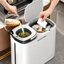 The Decor Haven Küche & Esszimmer|Gadgets Für Zuhause-Nass-Trocken-Recyclingbehälter – Praktischer Mülleimer für einfache Mülltrennung