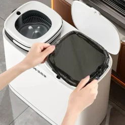 The Decor Haven Küche & Esszimmer|Gadgets Für Zuhause-Nass-Trocken-Recyclingbehälter – Praktischer Mülleimer für einfache Mülltrennung