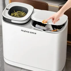 The Decor Haven Küche & Esszimmer|Gadgets Für Zuhause-Nass-Trocken-Recyclingbehälter – Praktischer Mülleimer für einfache Mülltrennung