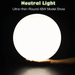 Comfort u0026 Style Beleuchtung-Natural Room Elegante LED-Deckenleuchte