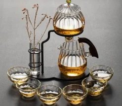 Brew Bliss Küche & Esszimmer-Nature Leaf magnetisches halbautomatisches Teeservice