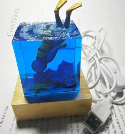 Comfort u0026 Style Beleuchtung-Nautical Scuba Diver Lamp - Unique Home Decor Light