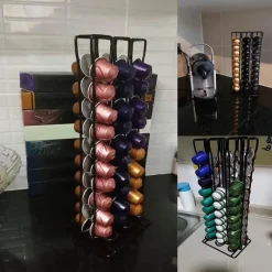 Tom Küche & Esszimmer-Nespresso-Kaffeekapsel-Organizer – für stilvolle Aufbewahrung von 60 Kapseln