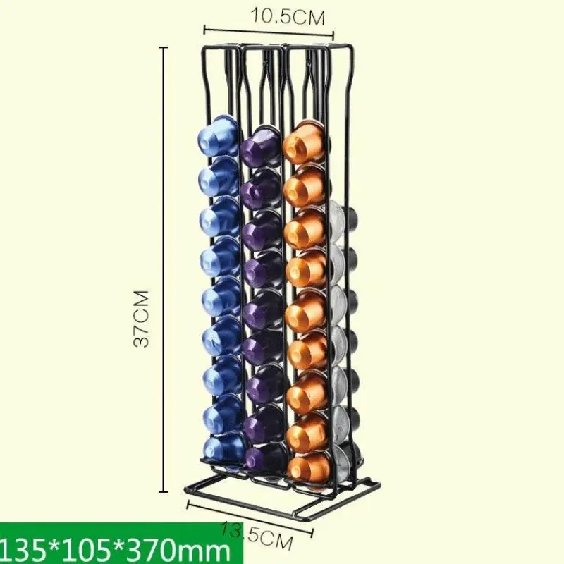 Tom Küche & Esszimmer-Nespresso-Kaffeekapsel-Organizer – für stilvolle Aufbewahrung von 60 Kapseln