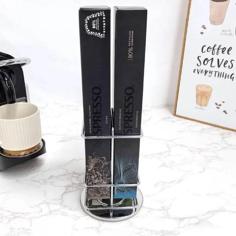 Tom Küche & Esszimmer-Nespresso-Kaffeepad-Aufbewahrungsregal – Ständer für 40 Kapseln