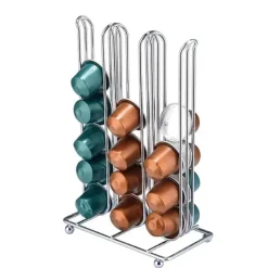 Tom Küche & Esszimmer-Nespresso-Kapselspender-Turm – Stilvoller Kaffeepad-Organizer für Zuhause und das Büro