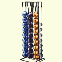 Tom Küche & Esszimmer-Nespresso-Kapselspender-Turm – Stilvoller Kaffeepad-Organizer für Zuhause und das Büro