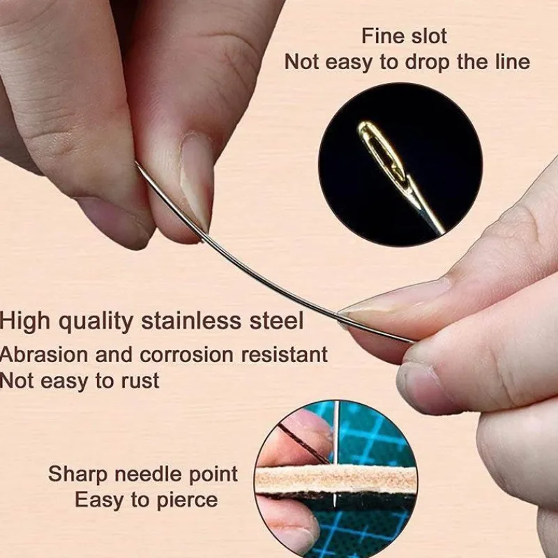 Cozy Living Heimwerkzeuge-Nähset aus Edelstahl – Nadelfreies Zubehör für einfaches Nähen