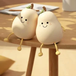 Comfort u0026 Style Beleuchtung-Niedliche Birnen-Nachttischlampe mit Touch-Funktion