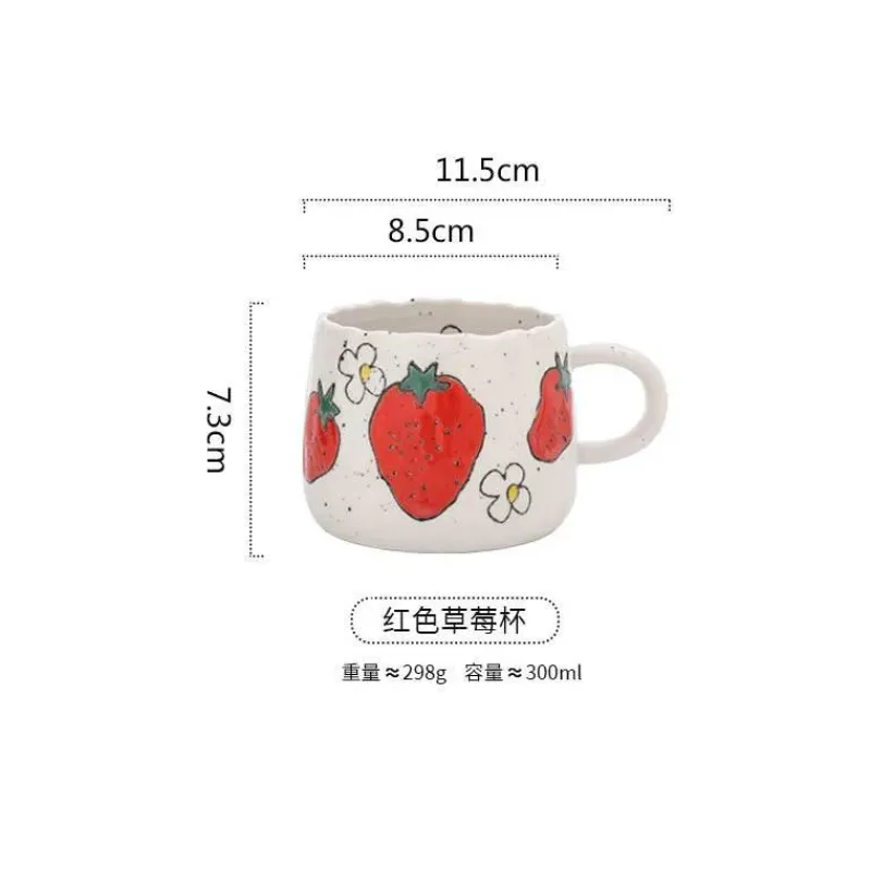 Plates u0026 More Küche & Esszimmer-Niedliche Cartoon-Obstbecher - Keramik-Kaffee-Teetassen