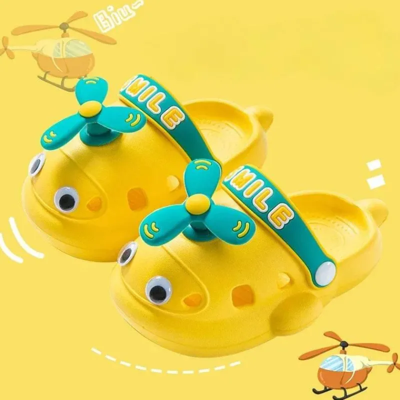 The Decor Haven Babykleidung|Babykleidung-Niedliche Hubschrauber-Hausschuhe für Kinder – weiche Plüsch-Hausschuhe