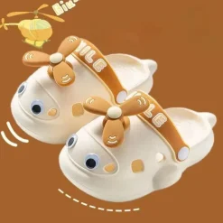 The Decor Haven Babykleidung|Babykleidung-Niedliche Hubschrauber-Hausschuhe für Kinder – weiche Plüsch-Hausschuhe