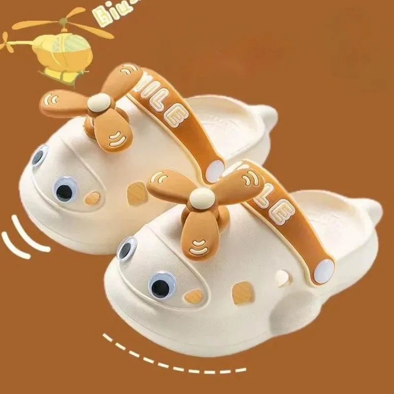 The Decor Haven Babykleidung|Babykleidung-Niedliche Hubschrauber-Hausschuhe für Kinder – weiche Plüsch-Hausschuhe