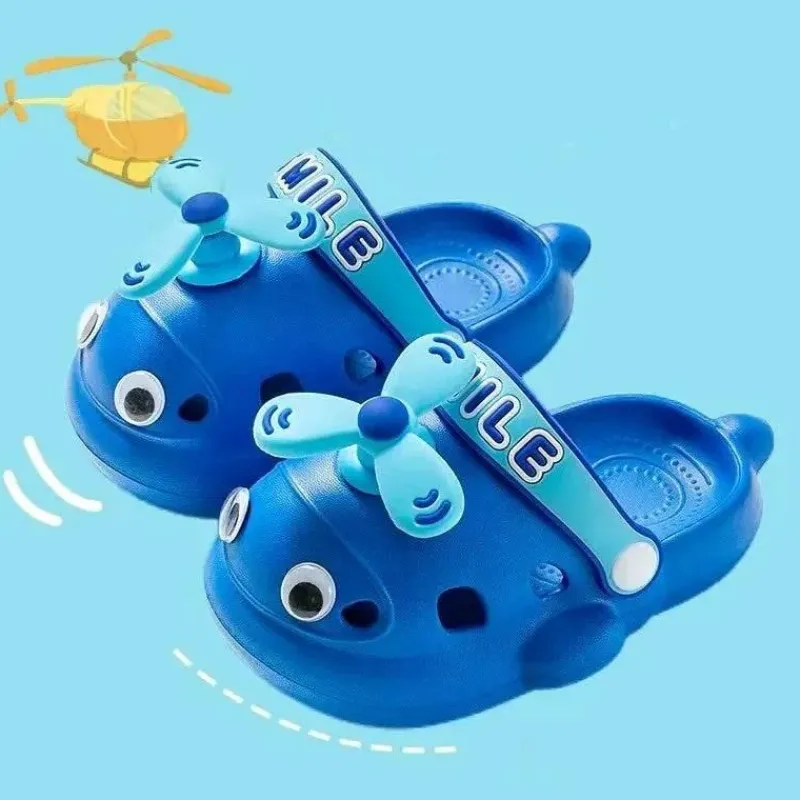 The Decor Haven Babykleidung|Babykleidung-Niedliche Hubschrauber-Hausschuhe für Kinder – weiche Plüsch-Hausschuhe