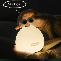 Comfort u0026 Style Beleuchtung-Niedliche Schnecken-LED-Nachtlampe – bezauberndes Licht mit Berührungssensor