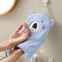 Tom Küche & Esszimmer-Niedliche Tierhandtücher - Panda Koala Frotteehandtücher mit Schlaufen