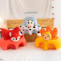 Kinder The Decor Haven Kinderwagen & Zubehör-Niedlicher, bequemer Babysitz mit Tiermotiv – weicher Kinderstuhl