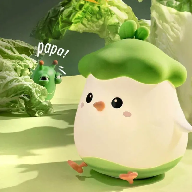 Bright Accents Beleuchtung-Niedliches Tier-Silikon-LED-Nachtlicht - Haustierlampe