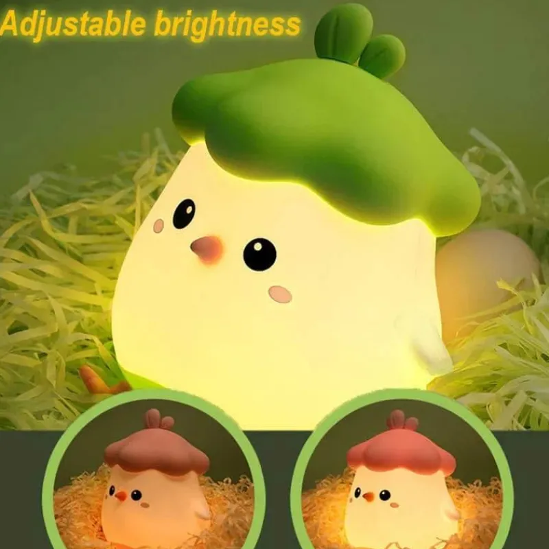 Bright Accents Beleuchtung-Niedliches Tier-Silikon-LED-Nachtlicht - Haustierlampe