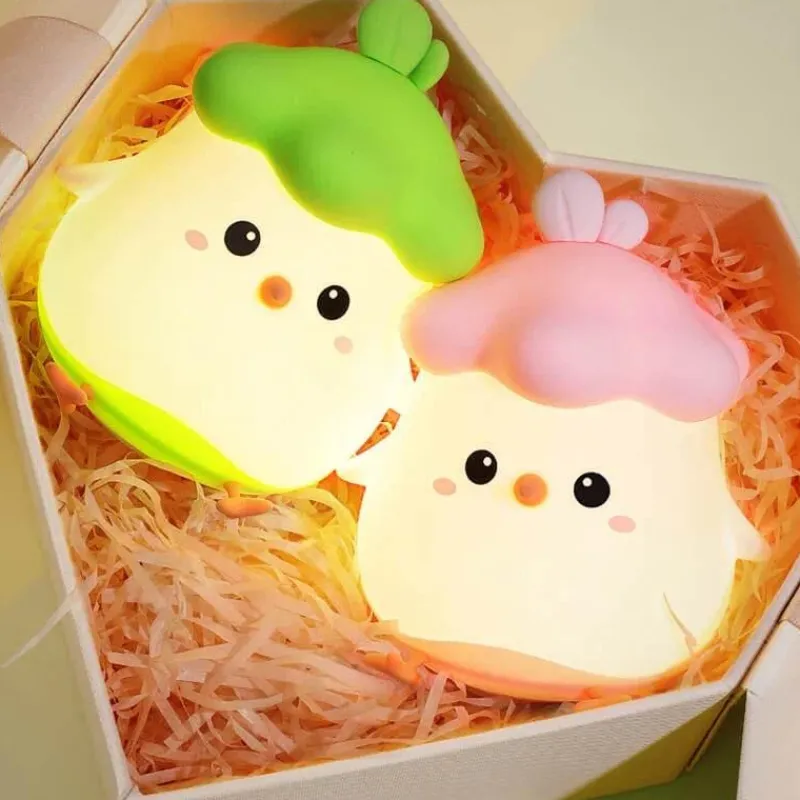 Bright Accents Beleuchtung-Niedliches Tier-Silikon-LED-Nachtlicht - Haustierlampe