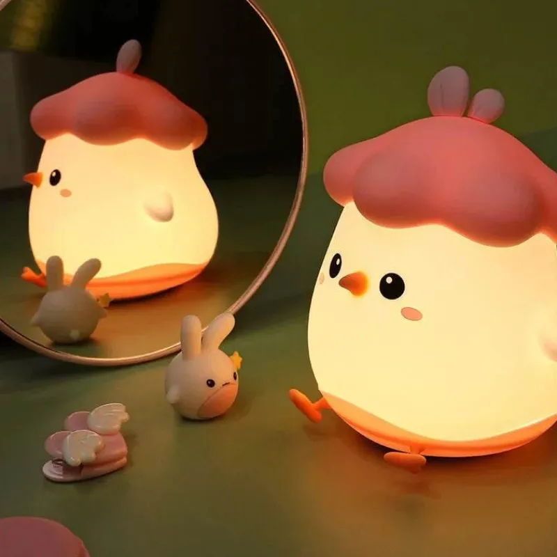 Bright Accents Beleuchtung-Niedliches Tier-Silikon-LED-Nachtlicht - Haustierlampe