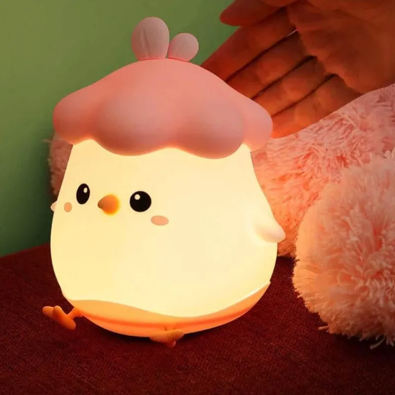 Bright Accents Beleuchtung-Niedliches Tier-Silikon-LED-Nachtlicht - Haustierlampe