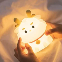 Illuminate Home Beleuchtung-Nilpferd-Baby-Nachtlicht – süße Kinderzimmerlampe für Kinder