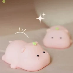 Illuminate Home Beleuchtung-Nilpferd-Baby-Nachtlicht – süße Kinderzimmerlampe für Kinder