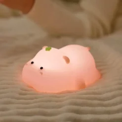 Illuminate Home Beleuchtung-Nilpferd-Baby-Nachtlicht – süße Kinderzimmerlampe für Kinder