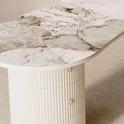 The Lounge Loft Möbel-Nino Slate Büroschreibtisch - Moderne Arbeitsplatzmöbel