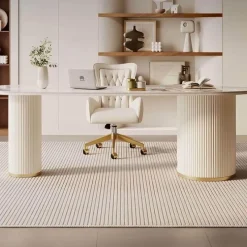 The Lounge Loft Möbel-Nino Slate Büroschreibtisch - Moderne Arbeitsplatzmöbel