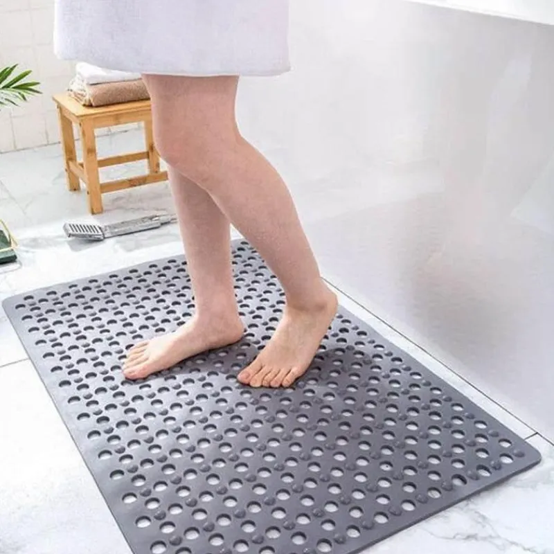 The Blissful Bath Badezimmer-Non-Slip Foot Massage Shower Mat - Comfortable and Safe Bath Mat