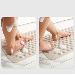 The Blissful Bath Badezimmer-Non-Slip Foot Massager Mat - Comfortable Bathroom Mat