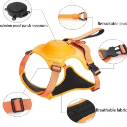 Furendo Haustierzubehör|Reinigungswerkzeuge Für Haustiere-No-Pull-Hundegeschirr – Verstellbare, bequeme Trainingsleine