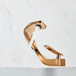 Tranquil Waters Badezimmer|Küche & Esszimmer-Nordic Arch Deckmontierter Wasserhahn - Künstlerischer Waschbeckenmischer