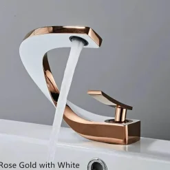 Tranquil Waters Badezimmer|Küche & Esszimmer-Nordic Arch Deckmontierter Wasserhahn - Künstlerischer Waschbeckenmischer