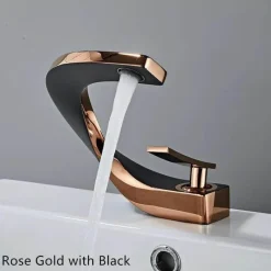 Tranquil Waters Badezimmer|Küche & Esszimmer-Nordic Arch Deckmontierter Wasserhahn - Künstlerischer Waschbeckenmischer