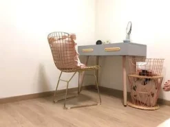 Cozy Living Möbel-Nordic Art Korbstuhl- und Tischset – Stilvolles Wohndekor