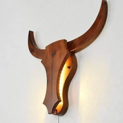 Comfort u0026 Style Beleuchtung-Nordic Bull Head Lamp - Unique Decorative Lighting Fixture