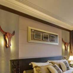 Comfort u0026 Style Beleuchtung-Nordic Bull Head Lamp - Unique Decorative Lighting Fixture