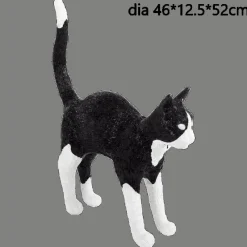 Comfort u0026 Style Beleuchtung-Nordic Cat Table Lamp - Decorative Resin Lighting Fixture