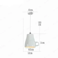 Comfort u0026 Style Beleuchtung-Nordic Ceramic Tea Cup - Stylish Lightweight Design