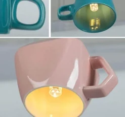 Comfort u0026 Style Beleuchtung-Nordic Ceramic Tea Cup - Stylish Lightweight Design