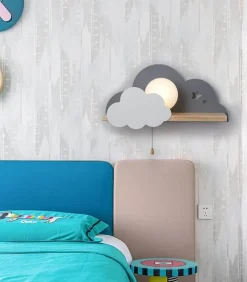 Comfort u0026 Style Beleuchtung-Nordic Cloud Sky LED Wall Lamp - Kids Room Decor
