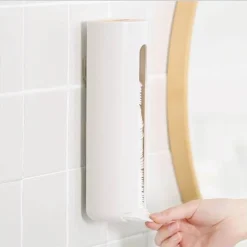 Tranquil Waters Badezimmer|Küche & Esszimmer-Nordic Cotton Dispenser - Aufbewahrungslösung zur Wandmontage