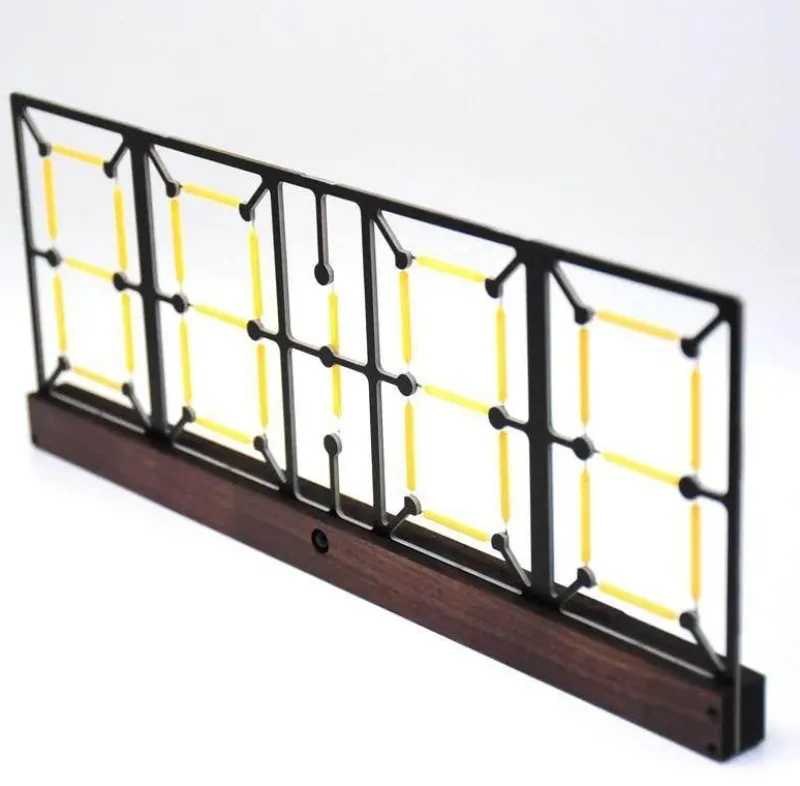 Comfort u0026 Style Beleuchtung-Nordic Double-Sided LED Clock - Modern Design Timepiece